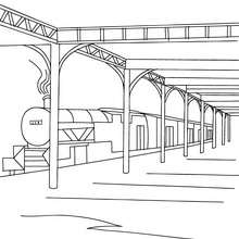 Train coloring pages