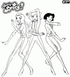 Totally spies coloring pages printable games totally spies coloring pages for kids coloring pages