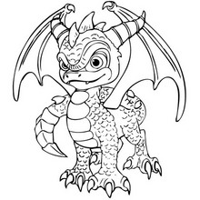 Spyro coloring pages