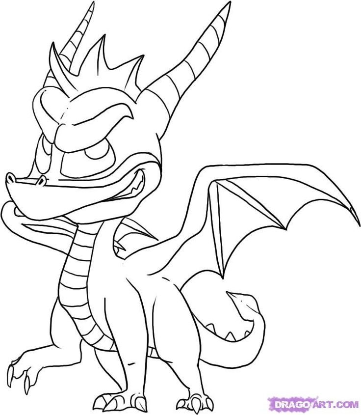 How to draw spyro step by step video game characters pop ð ðñðºñðñðºð ðñðºðð