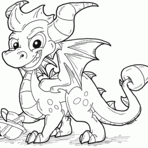 Spyro coloring pages printable for free download