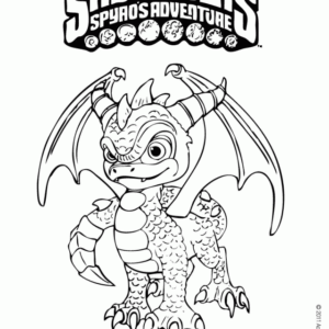 Spyro coloring pages printable for free download