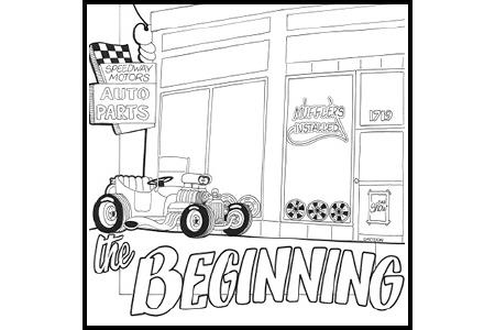 Car coloring pages