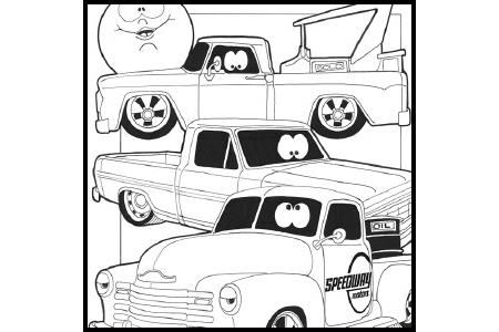 Car coloring pages