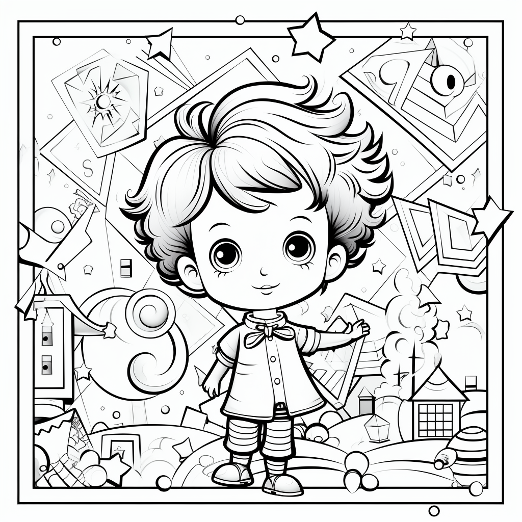 Square coloring pages printable