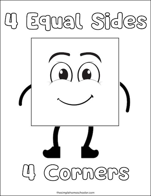 Best square coloring pages free easy print