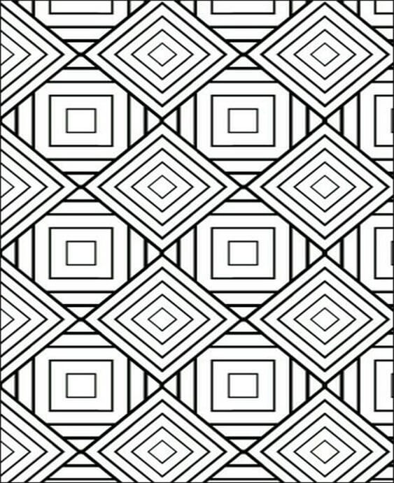 Free easy to print pattern coloring pages