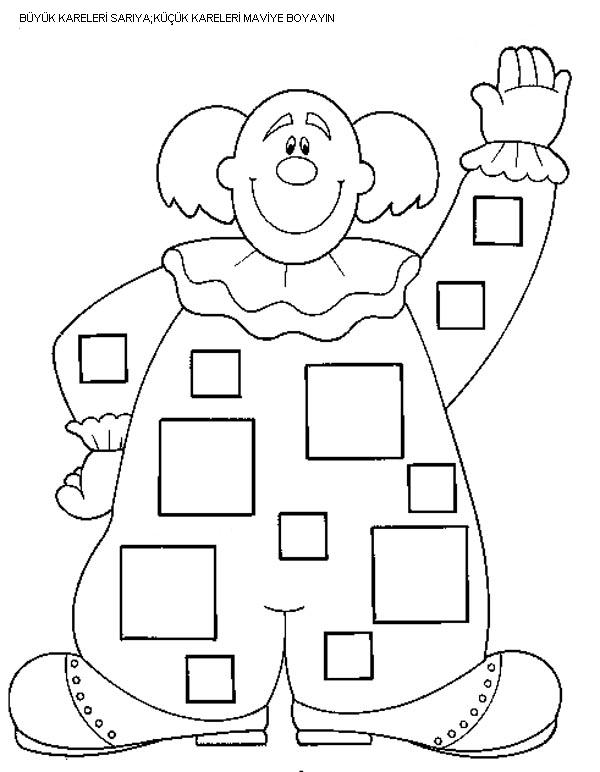 Square worksheets for preschool