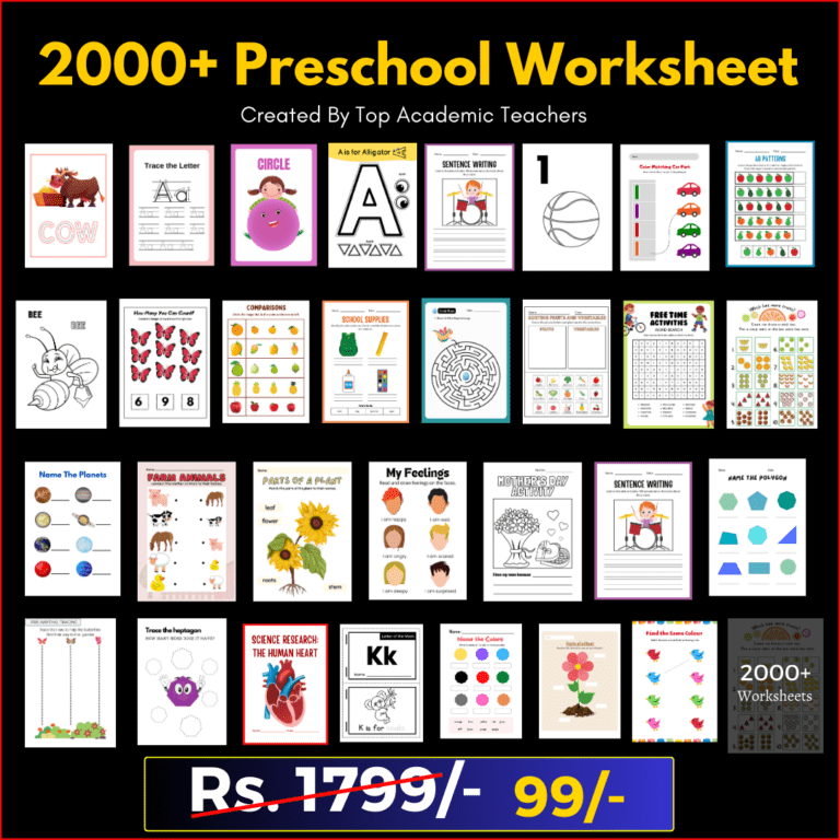 Kids worksheets â