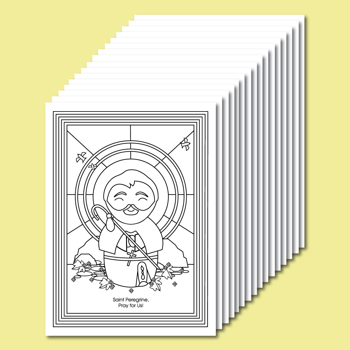 May saints coloring sheets