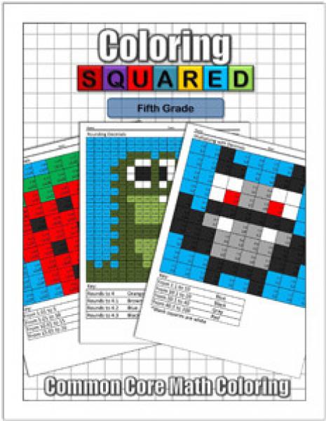 Super coloring squared fifth grade