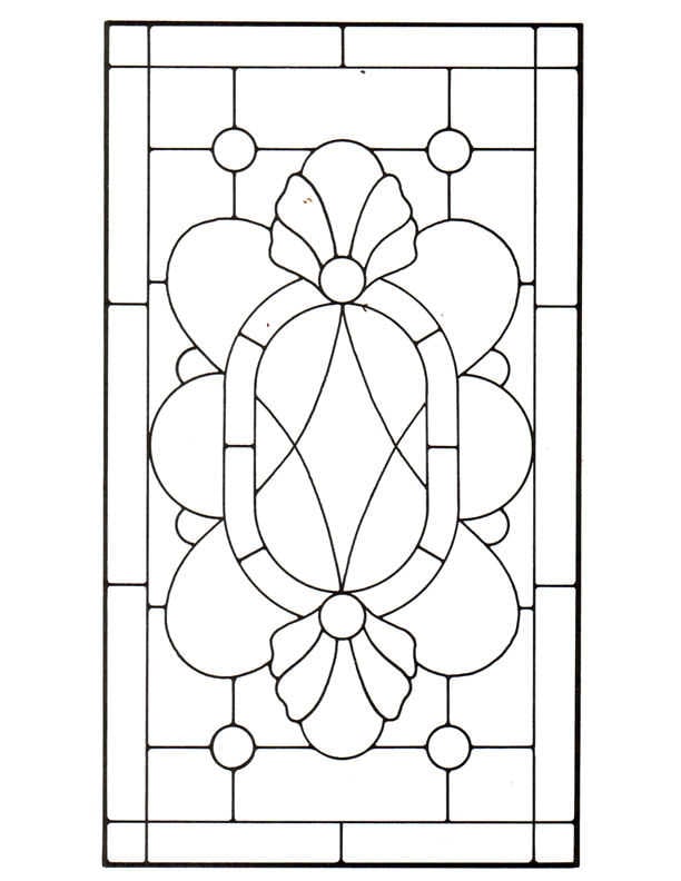 Free printable stained glass template