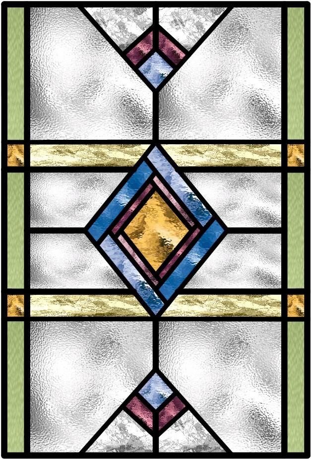 Art de stained glass window â transparent glass studio