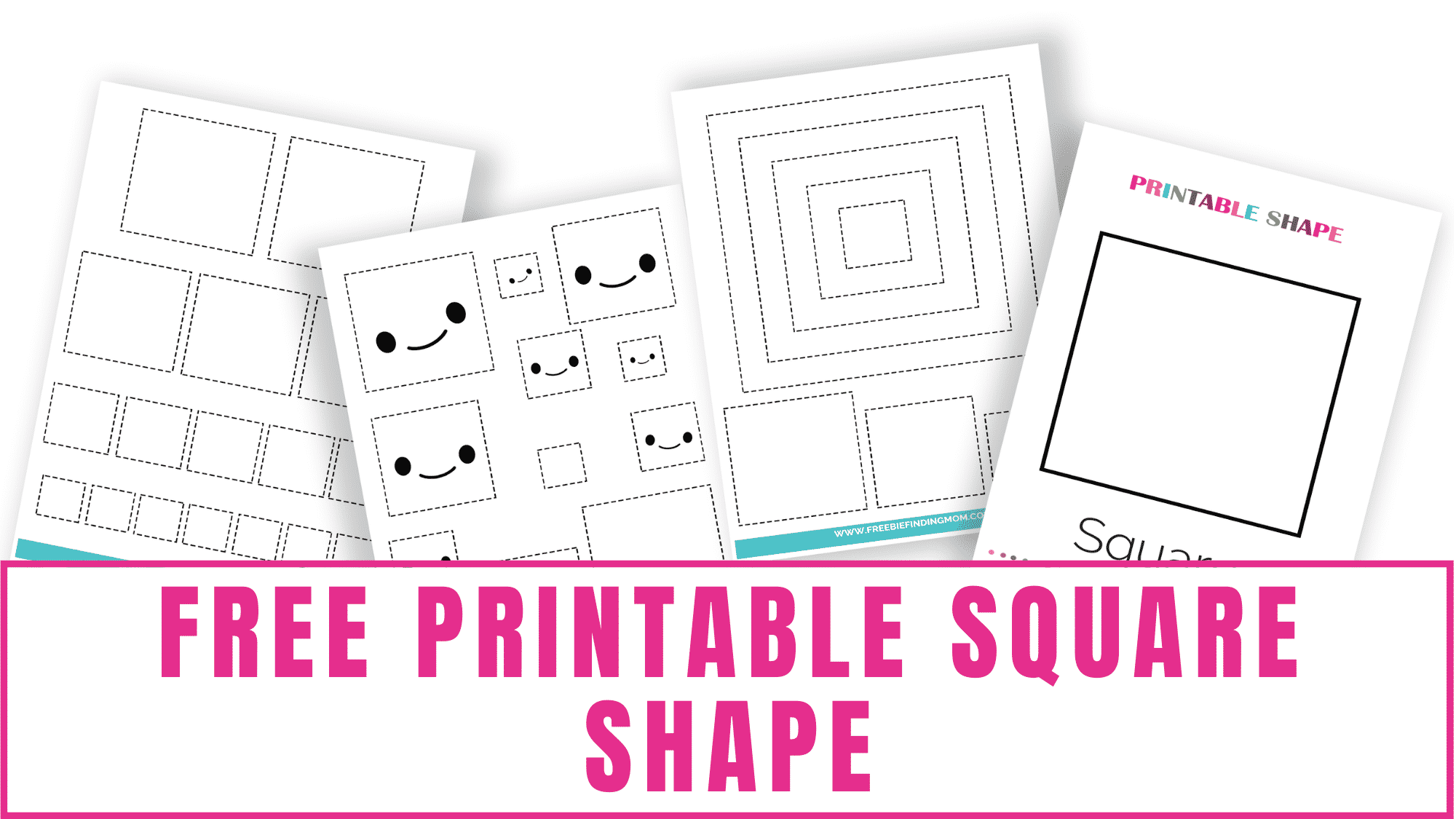 Printable shapes coloring pages pdfs