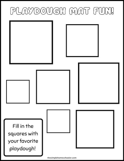 Free square shape worksheets for preschoolers easy print