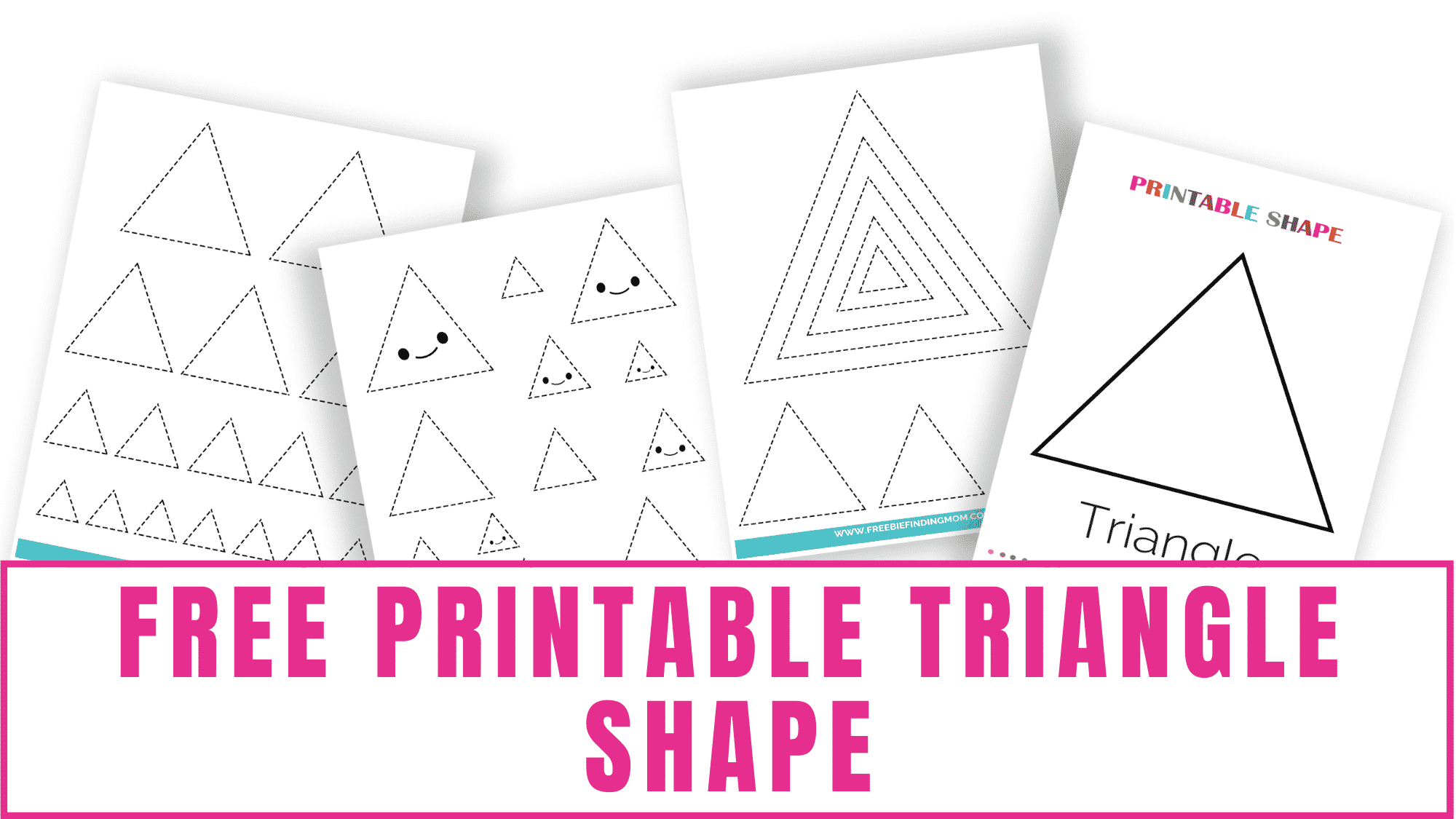 Printable shapes coloring pages pdfs