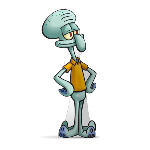 Squidward cardboard cutout standee â spongebob squarepants shop