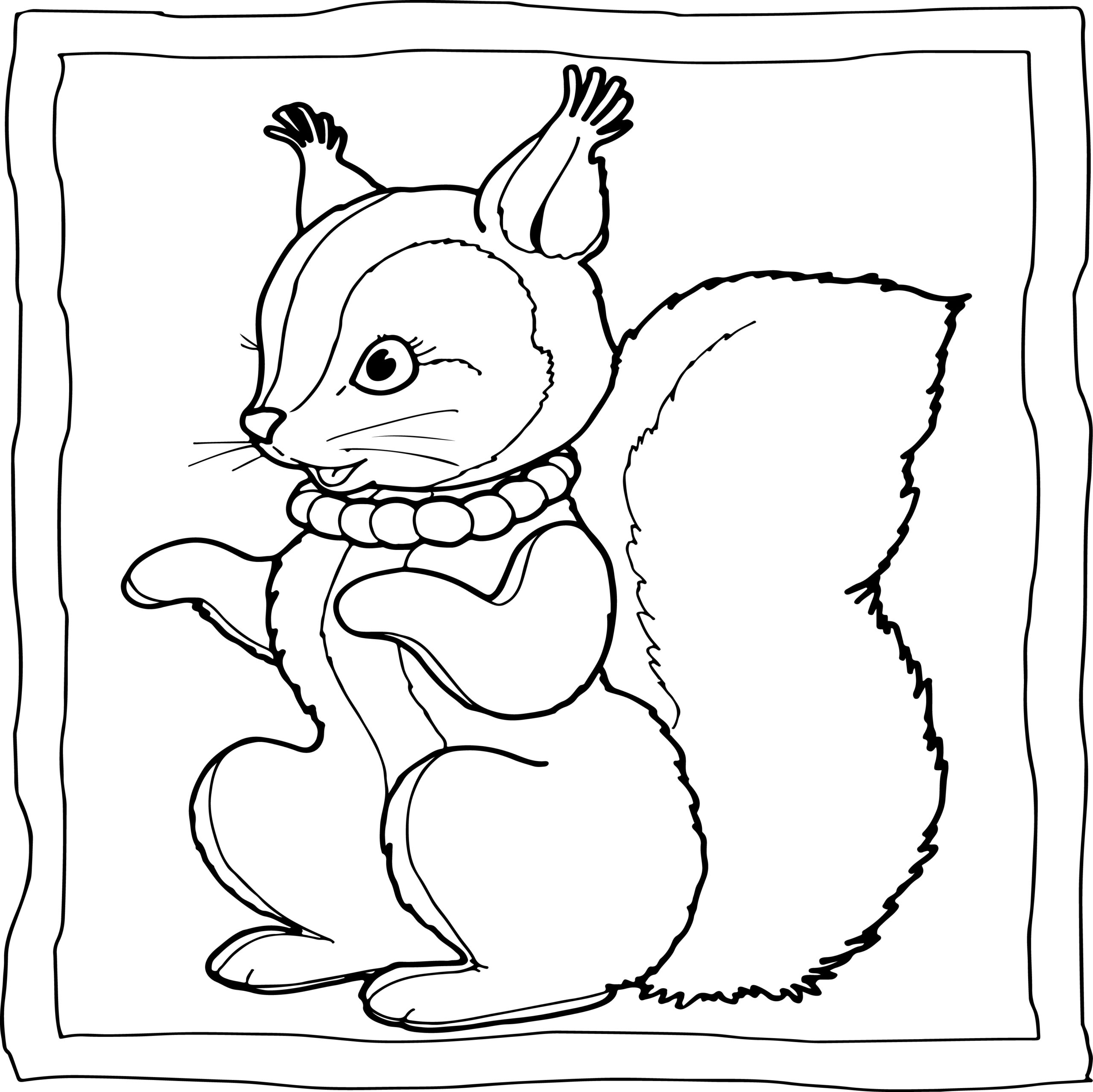 Squirrel coloring book easy and fun squirrels coloring pages for kids made by teachers