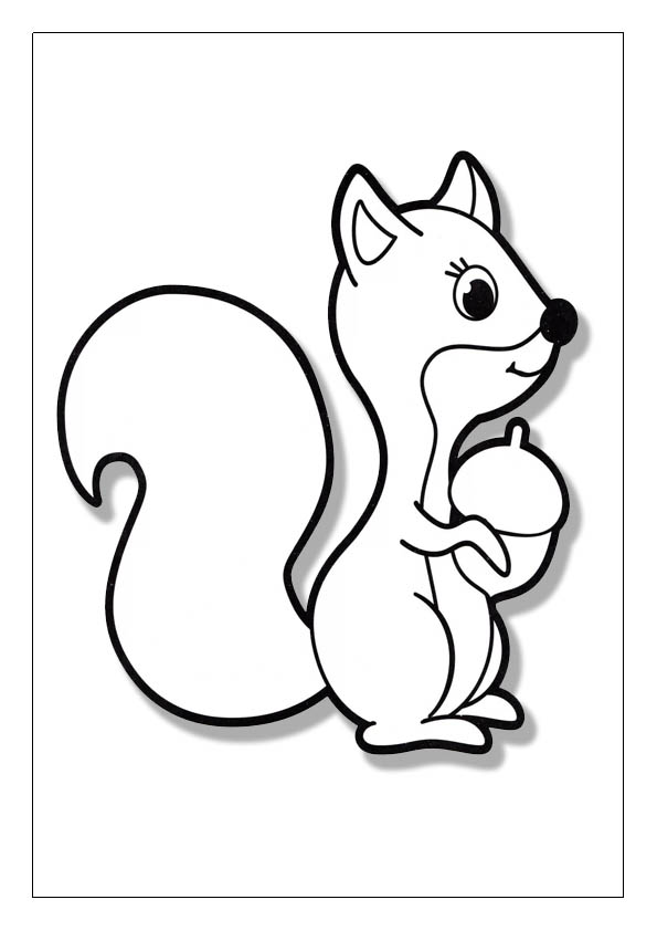 Squirrel coloring pages printable coloring sheets