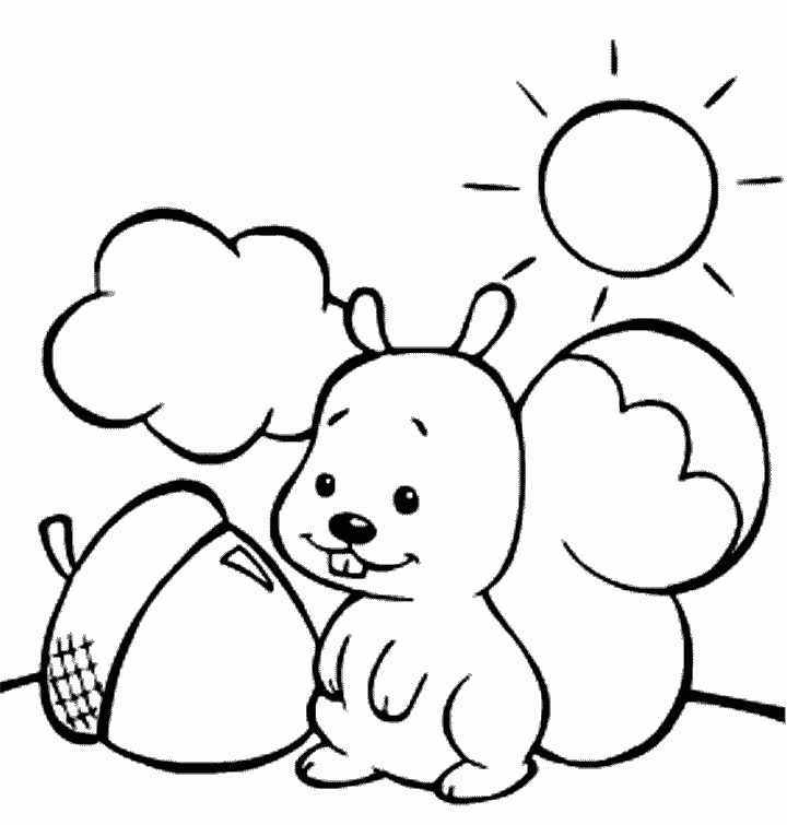 Coloring pages squirrel coloring coloring pages for kids