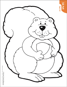 Squirrel pattern activities printable lesson plans and ideas arts and crafts