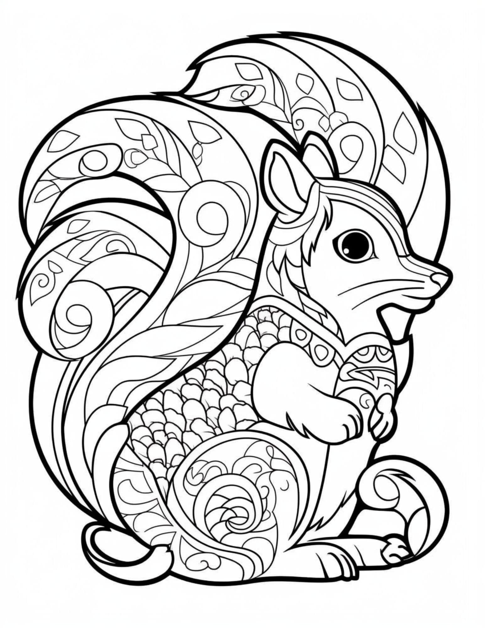 Fall coloring pages for both kids and adults