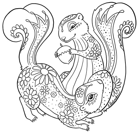 Coloring page tuesday