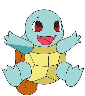 Squirtle coloring pages for kids to color and print