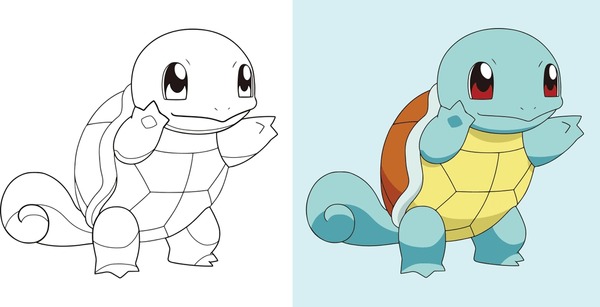 Squirtle over royalty