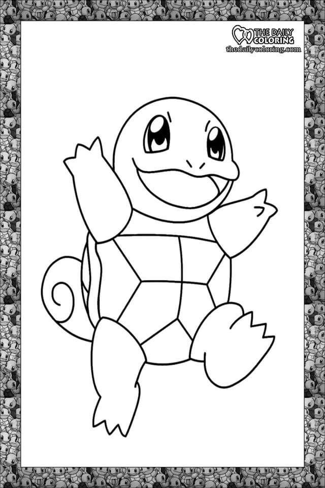 Printable squirtle coloring pages rpokemon