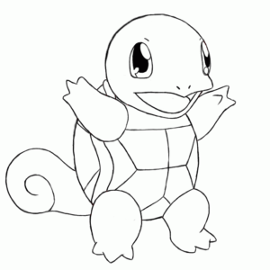 Squirtle coloring pages printable for free download