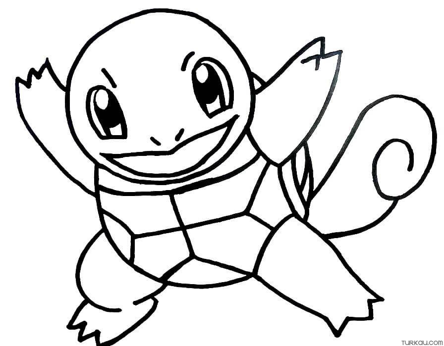 Pokemon jumper squirtle coloring pages