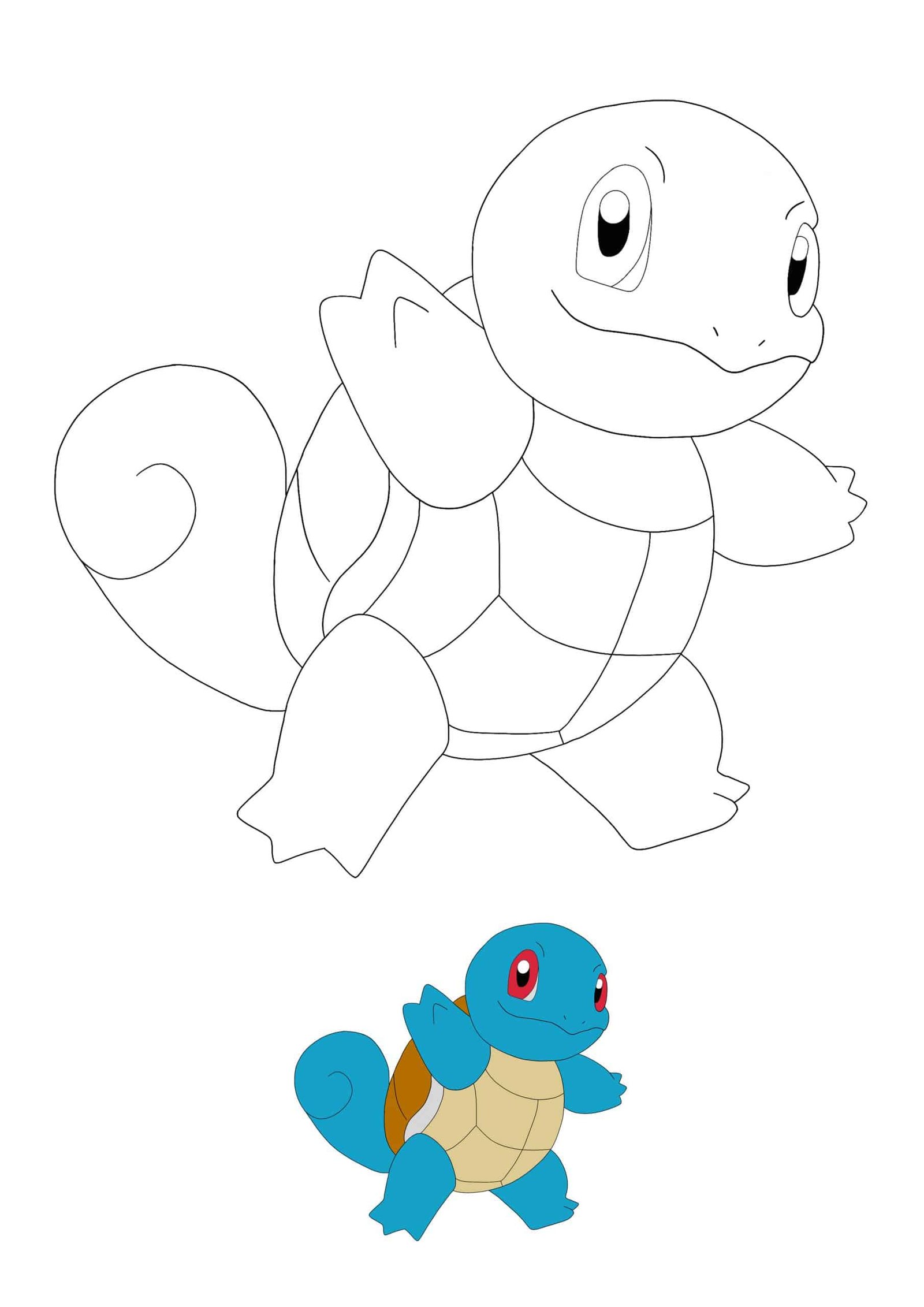 Kawaii pokemon coloring pages