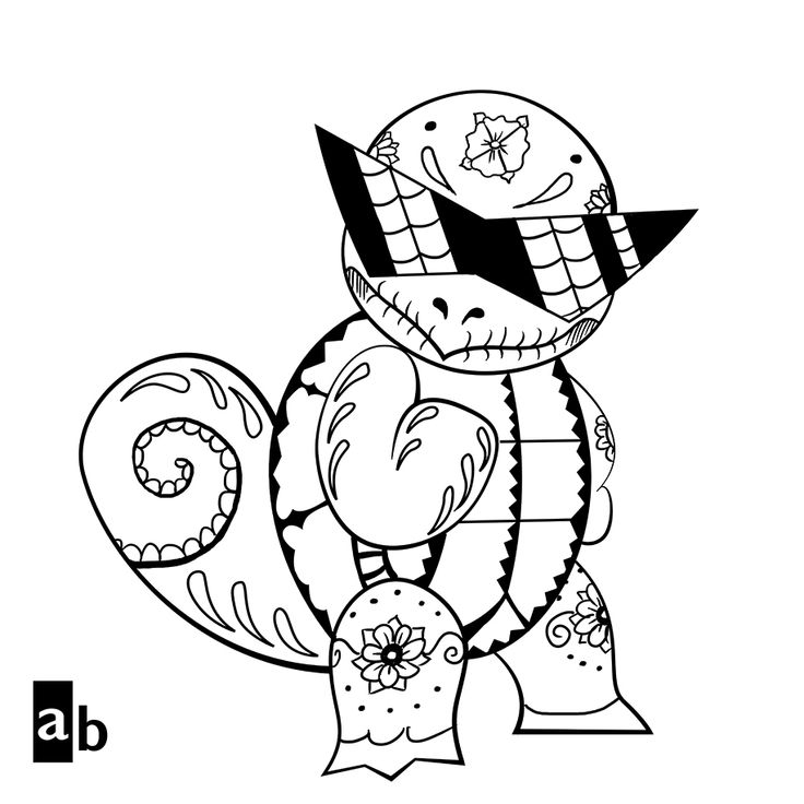 Squirtle squad coloring pages sketch coloring page pokemon coloring pages pokemon coloring cool coloring pages