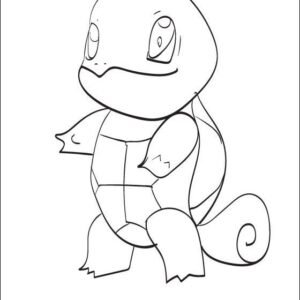 Squirtle coloring pages printable for free download