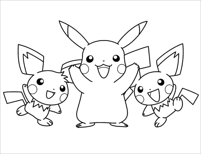 Pokemon coloring pages