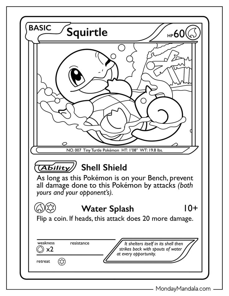 Squirtle coloring pages free pdf printables pokemon coloring sheets pokemon coloring pages coloring pages