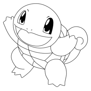 Squirtle coloring pages printable for free download