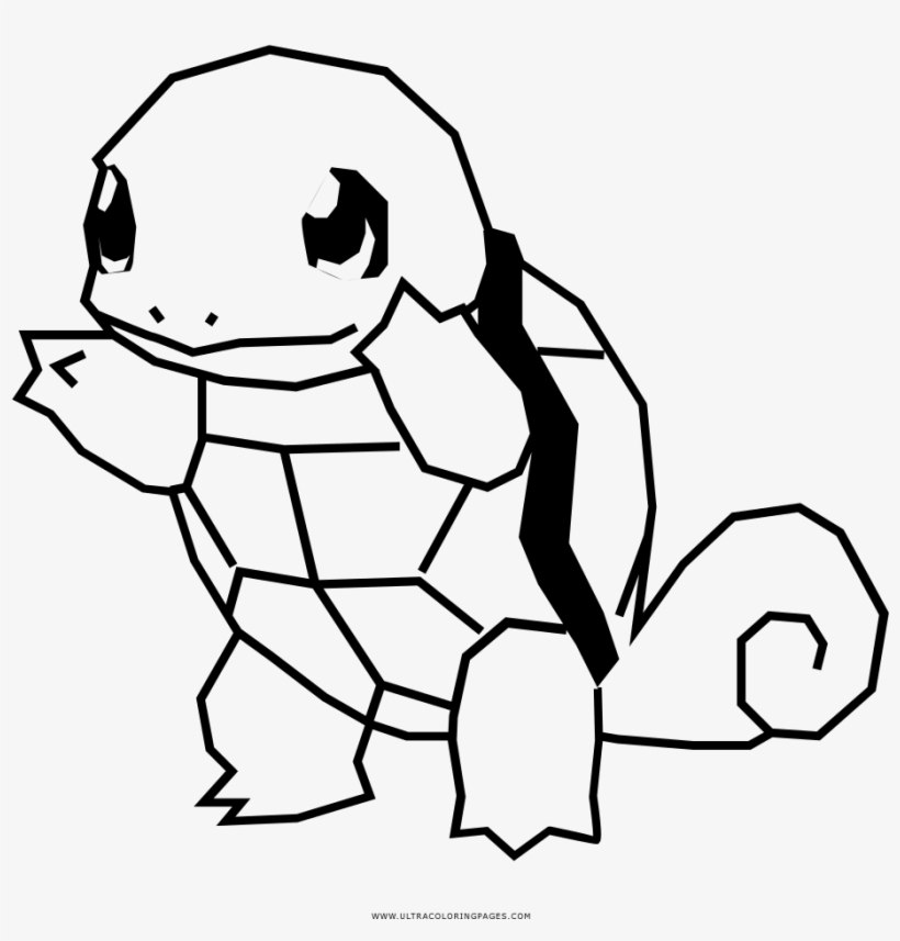 Squirtle coloring page