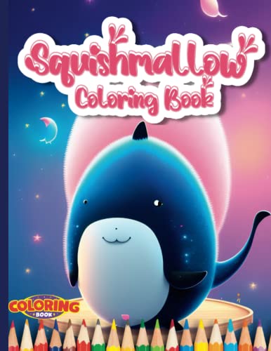 Squishmallow coloring book whatcha funny easy cute coloring pages for all fans great gift for kids age