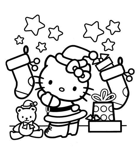 Charlienoey â hello kitty christmas coloring pages hope you all