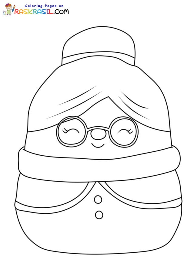 Christmas squishmallow coloring pages printable for free download