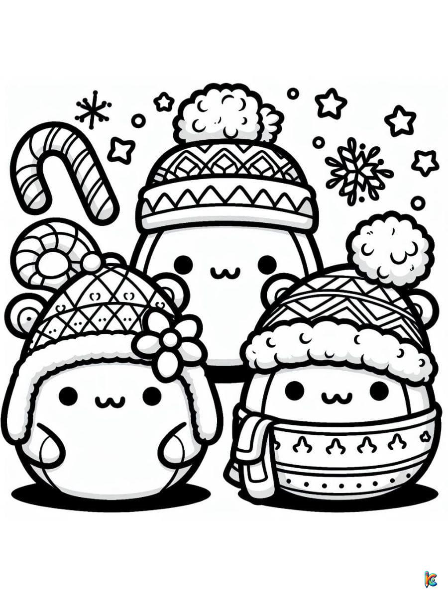 Squishmallow coloring pages â