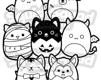 Squishmallow halloween coloring page printable squishmallow coloring page squishmallow downloadable coloring sheet coloring page for kids