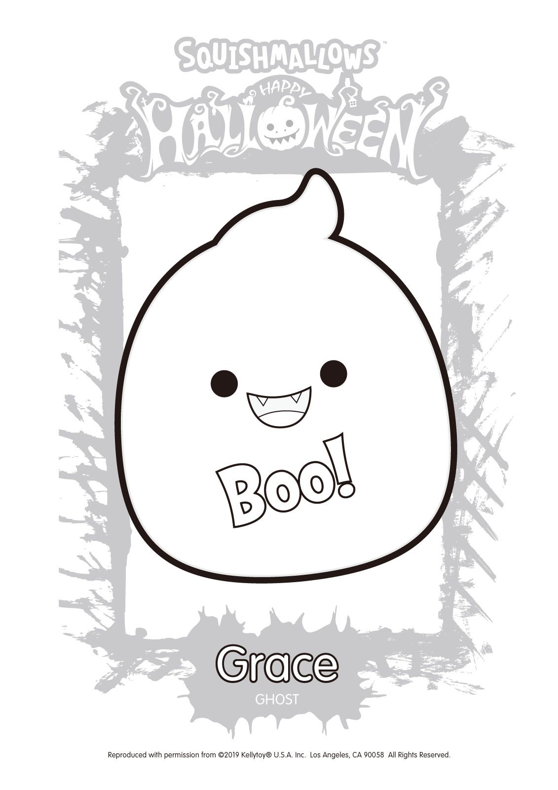 Halloween squishmallows grace coloring pages halloween coloring book free kids coloring pages coloring pages