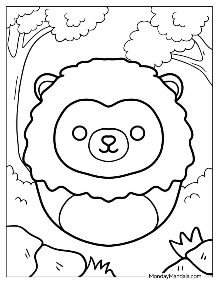 Squishmallow coloring pages free pdf printables lion coloring pages coloring pages cute coloring pages