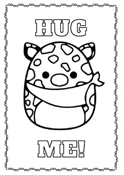 Squishmallow coloring pages by galactic daisy tpt