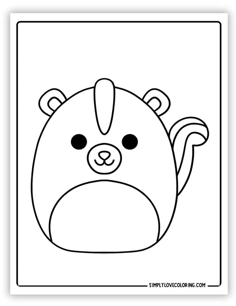 Squishmallow coloring pages free pdf printables