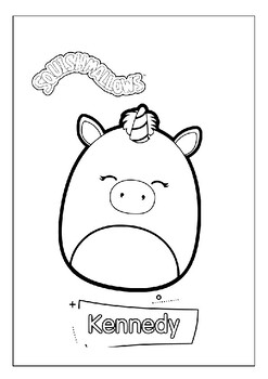 Bring the magic of squishmallows to life with our printable coloring pages pdf