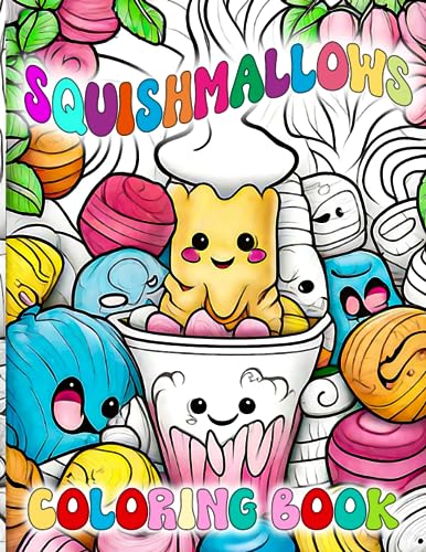 Squishmallows coloring book this coloring book is a captivating treat for kids ages